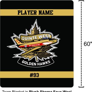 Sublimated Sherpa-Lined Blanket