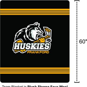 Sublimated Sherpa-Lined Blanket